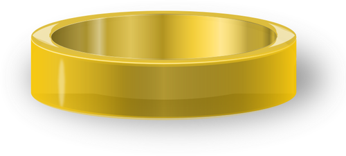 Vector Illustrasjon av klassisk gull ring