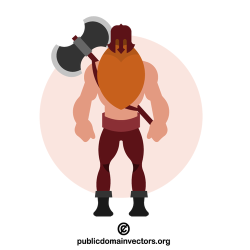 Viking războinic clip art