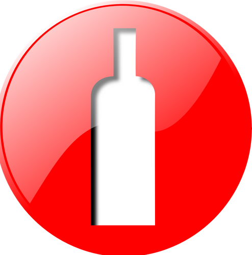 Schaltfläche "Wein" Vektor-ClipArt