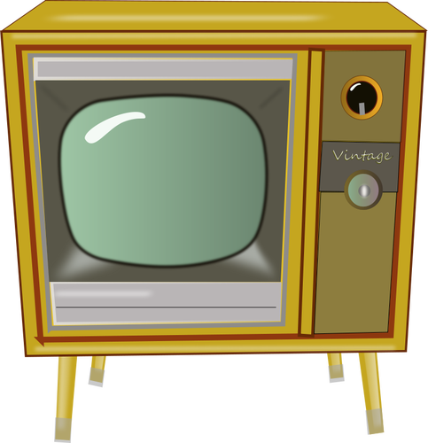 ビンテージ テレビ ベクター グラフィックス