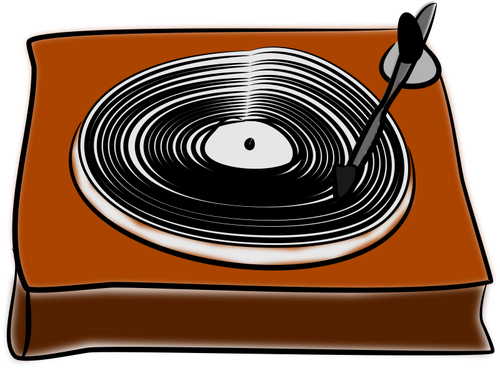 Gramophone vector tekening