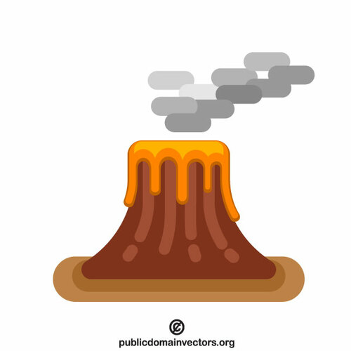 Volcano vector icon