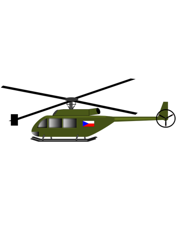 Seni vektor helikopter