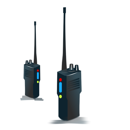 Una grafica vettoriale di walkie-talkie