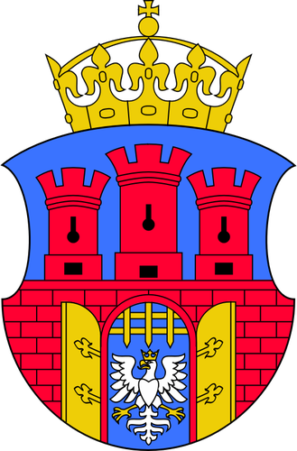Vector clip art of coat of arms of Krakow City