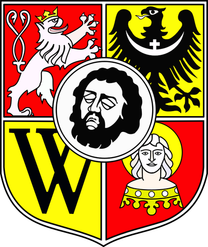 Grafika wektorowa herbu miasta Wrocław