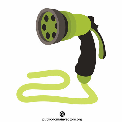 Garden hose vector clip art