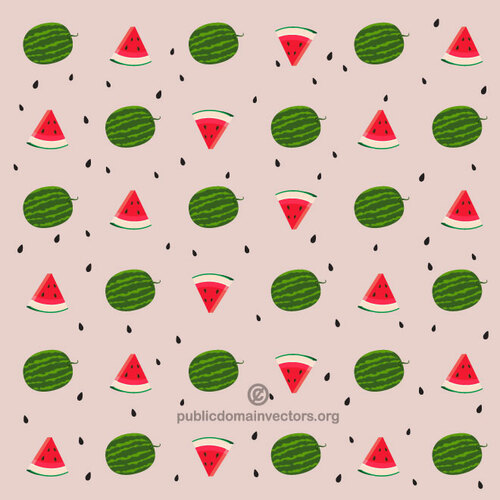 Fondo de fruta de sandía