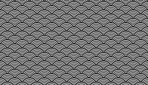 Japanse patroon in grijstinten