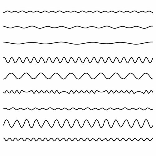 Diverse linii ondulate