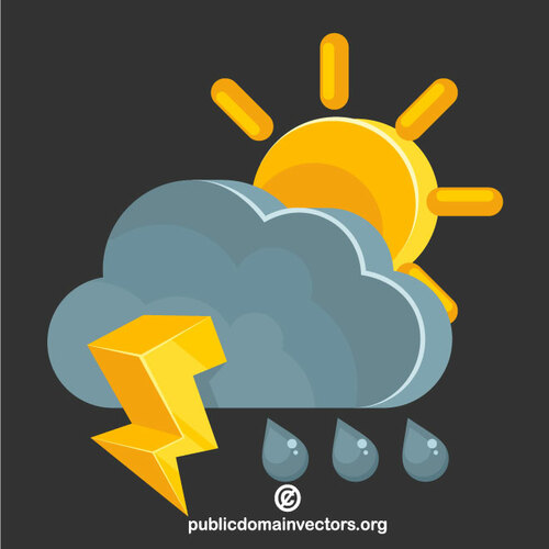 Prévisions météo symbole