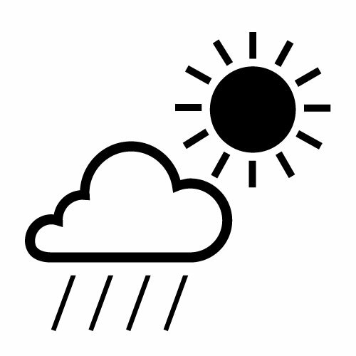 Vector pictogram voor weer