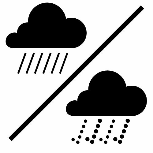 Rainy weather icon