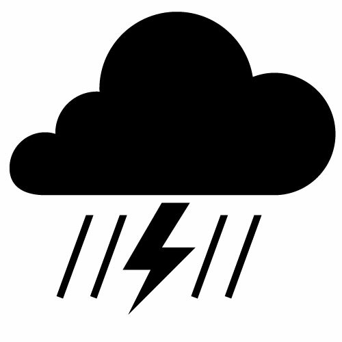 Storm weerpictogram