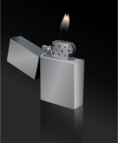 Zippo lättare vektor illustration