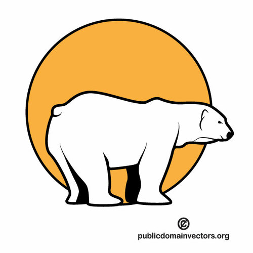 Полярный медведь векторные картинки