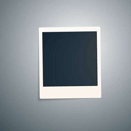 Foto met wit frame