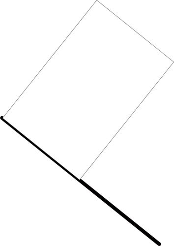 White flag vector image