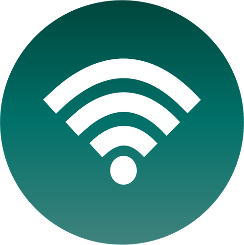 Señal WiFi verde