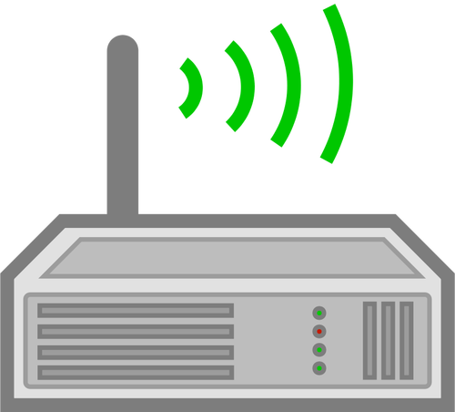 ワイヤレス ルーターのアイコン ベクトル イラスト