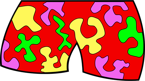 矢量图的泳裤