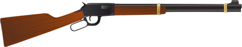 Ilustracja wektorowa karabin Winchester Model 1873