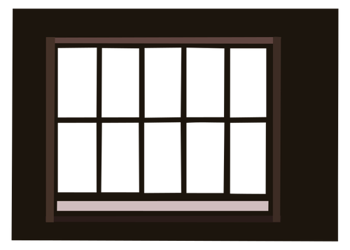 Окно с решеткой