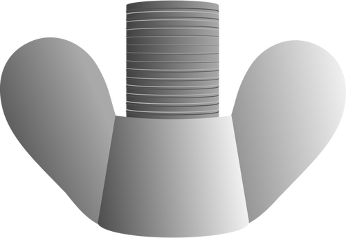 Vector clip art of wingnut