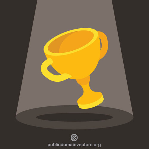 Goldene Trophäe ClipArt