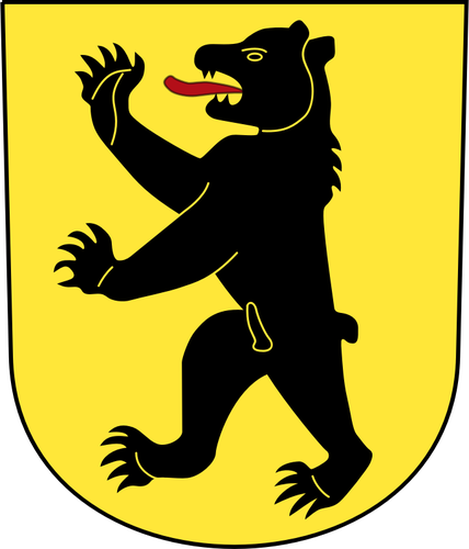 Vector emblem of Bretzwil City