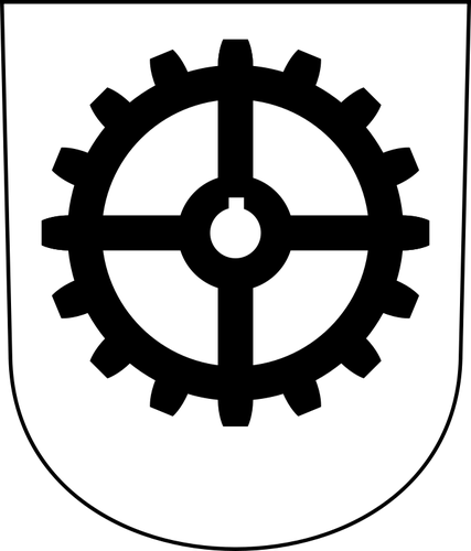 Industriequartier Wappen Vektor-Bild