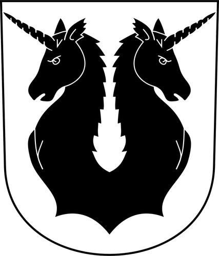 Mettmenstetten escudo con imagen de vector de marco