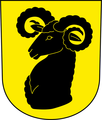 Wildberg coat of arms vector image