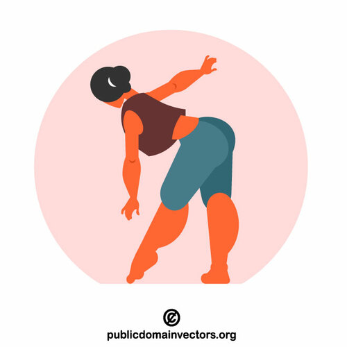Mujer haciendo aeróbicos