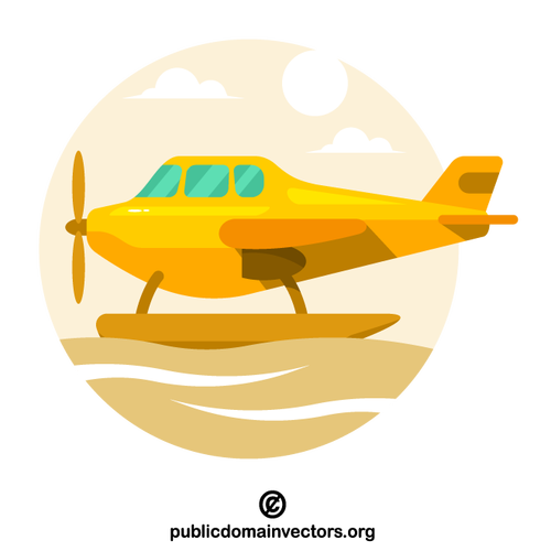 Avión amarillo