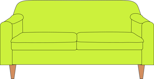 Sofa in grün