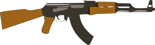 Vektorbild av Kalashnikov
