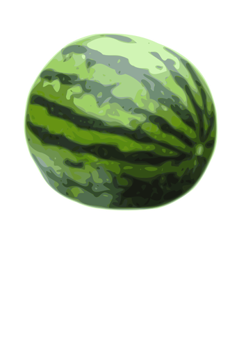 Vannmelon vector illustrasjon