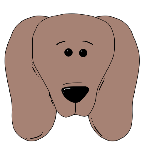 Dogface vektor ClipArt