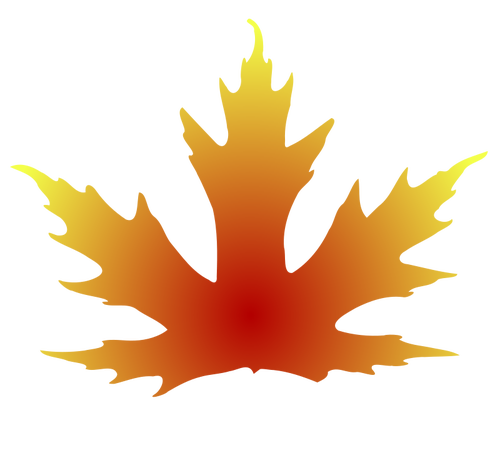 Maple leaf vector clipart