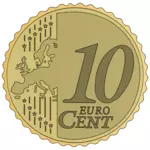 Imagine vectorială de 10 Euro cent