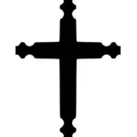 Einfache Phantasie Kreuz Vektor-Bild