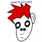 Red-haired mann