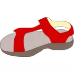 Kırmızı sandalet vektör küçük resim