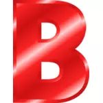Lesklý písmeno '' B''