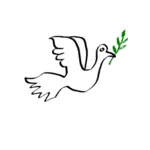 Barış çizim güvercin
