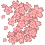 Сакура цветет украшения векторная графика
