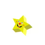 Счастливые звезды 3d векторного клип художественный образ