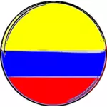 Flaga Kolumbii okrągły kształt