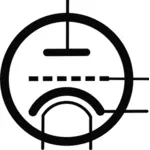 טריודה הסמל בתמונה וקטורית